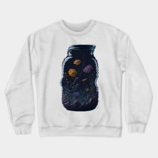 Glitching Mason Jar Crewneck Sweatshirt